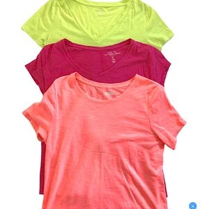 Set of 3 Womens Tee Shirts Size L, J Crew, Old Navy and Gap